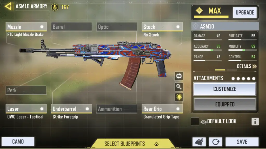 ASM10, 10 guns in call of duty mobile