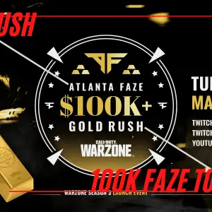 How to watch Atlanta FaZe $100K Gold Rush Warzone Season 3 tourney: teams, results