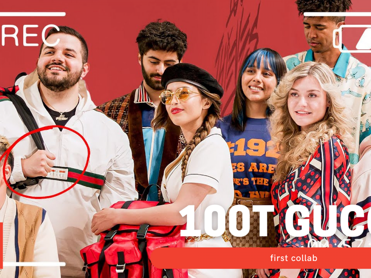 100t x gucci backpack