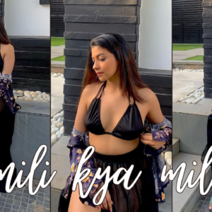 Saloni Kandalgaonkar aka Mili Kya Mili in Black Bikini