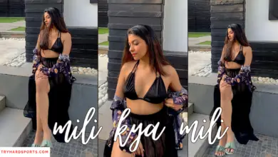 Saloni Kandalgaonkar aka Mili Kya Mili in Black Bikini