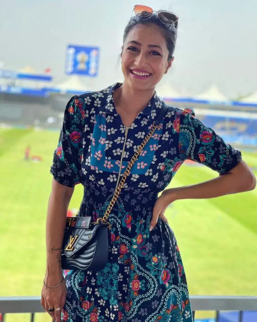 Dhanashree Verma Sharjah Cricket Photo