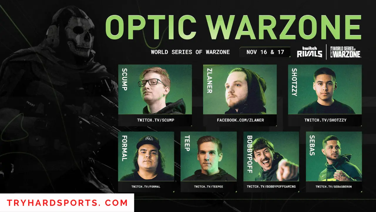 OPtic Gaming warzone squad