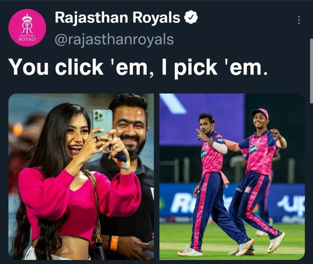 Chahal flying kiss wicket
