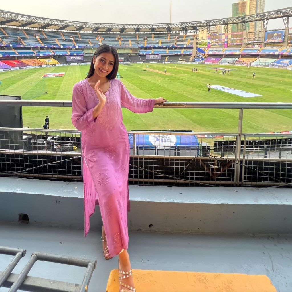 Dhanashree Verma's Desi Avatar in pink suit