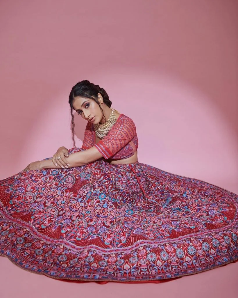 Dhanashree Verma in Pink Lehenga: Exclusive Pictures Inside Dhanashree Verma Pink Lehenga