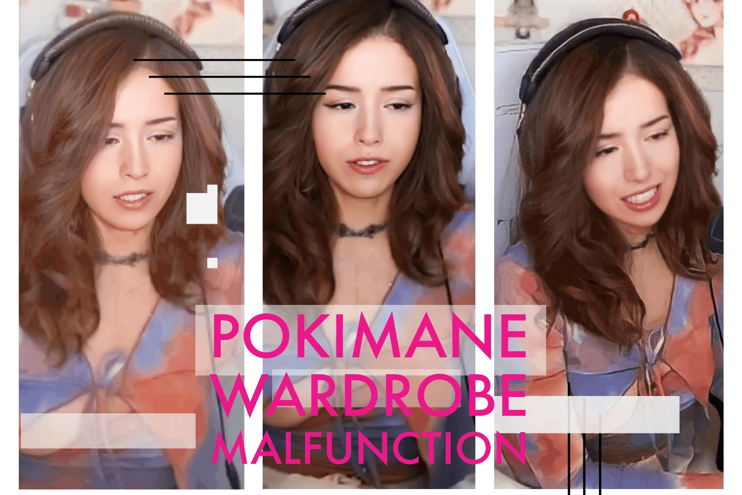 Pokimane nip Slip footage