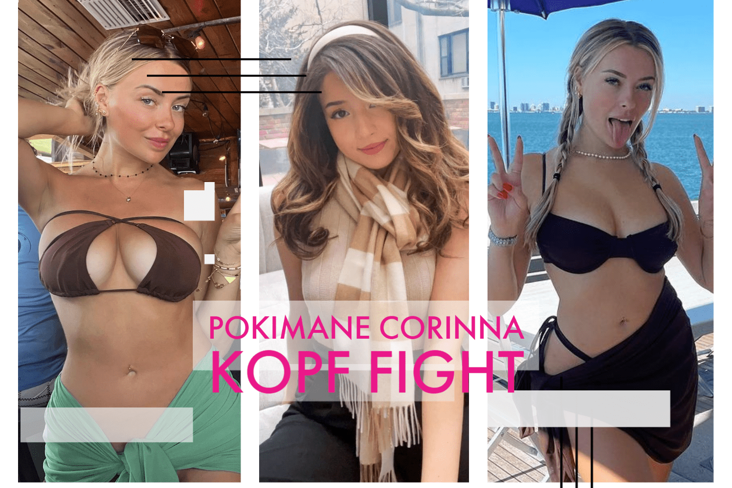 Pokimane Corinna Kopf fight