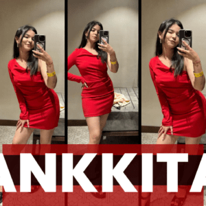 Ankkia c in red dress