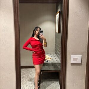 ankkkita-c-in-red-dress