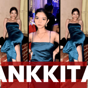 Gaming Video Creator Ankita C Blue Gown