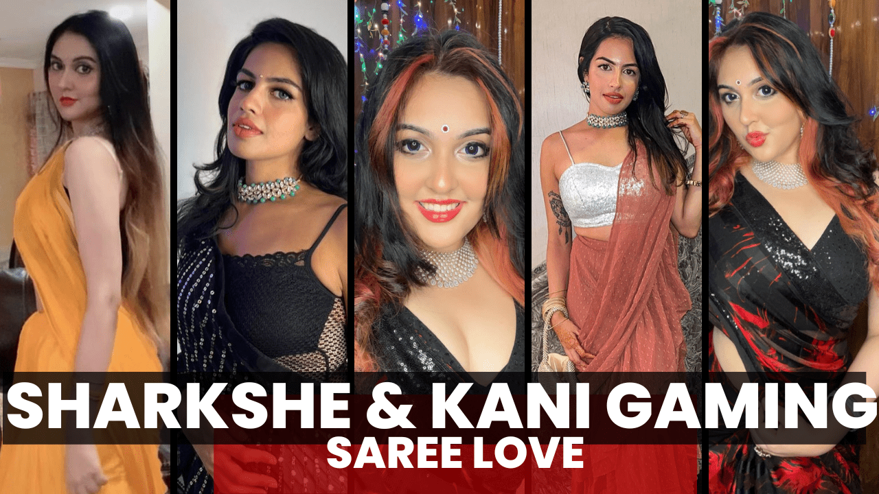 Sharkshe-and-kani-gaming-in-saree