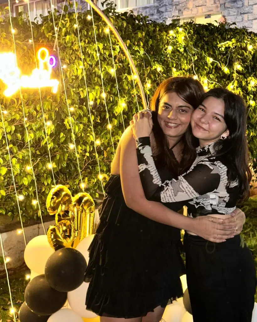 Ankkita C with dhawani Bhatt