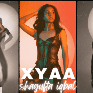 Xyaa in sexy black dress