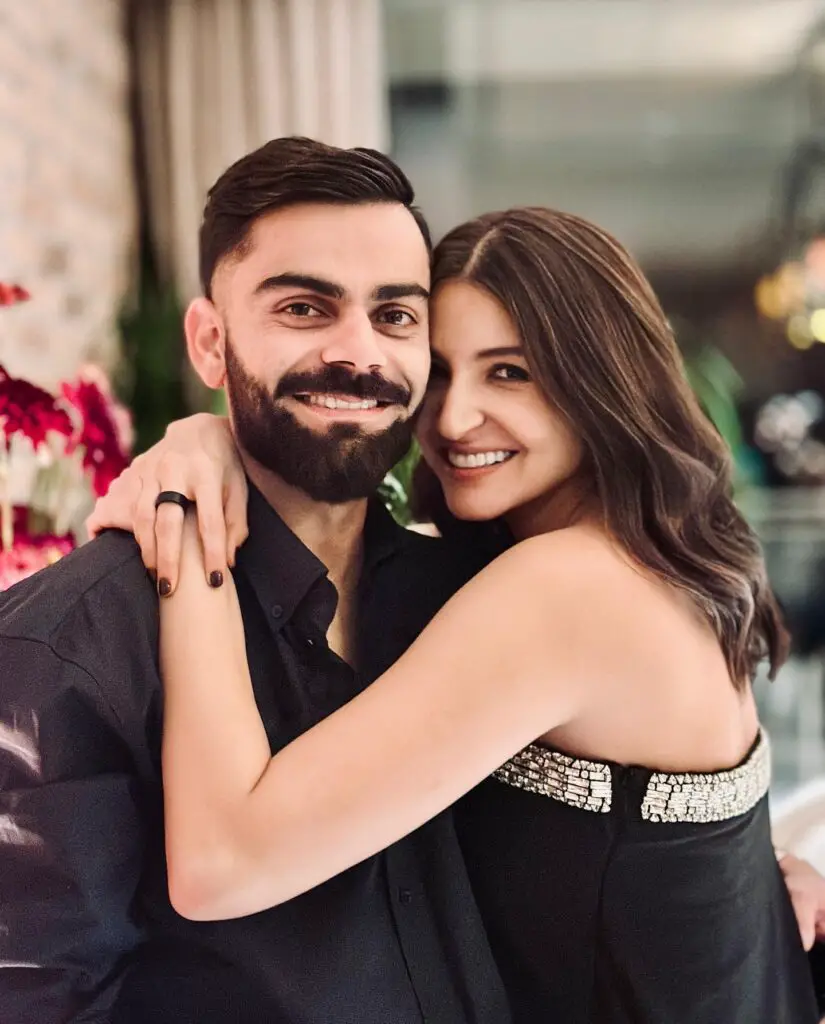 Virat Kohli and his wife, Anushka Sharma