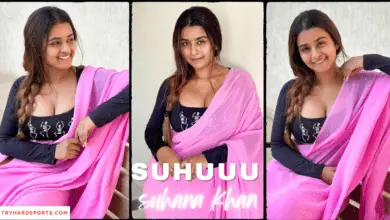 Suhuuu in a Pink silk saree