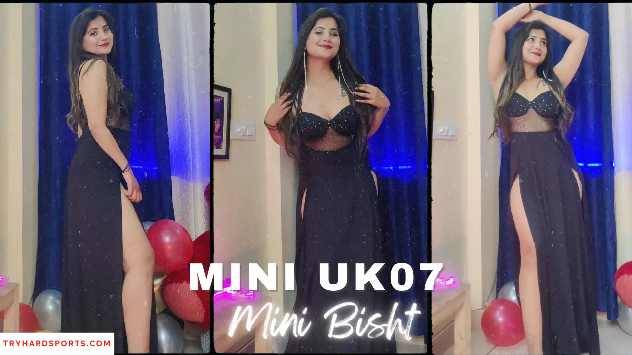 mini uk07 in black gown