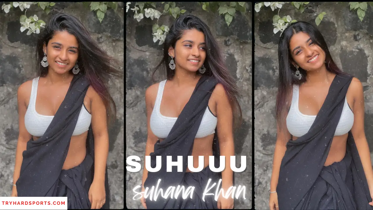 suhana khan in black saree and crop top