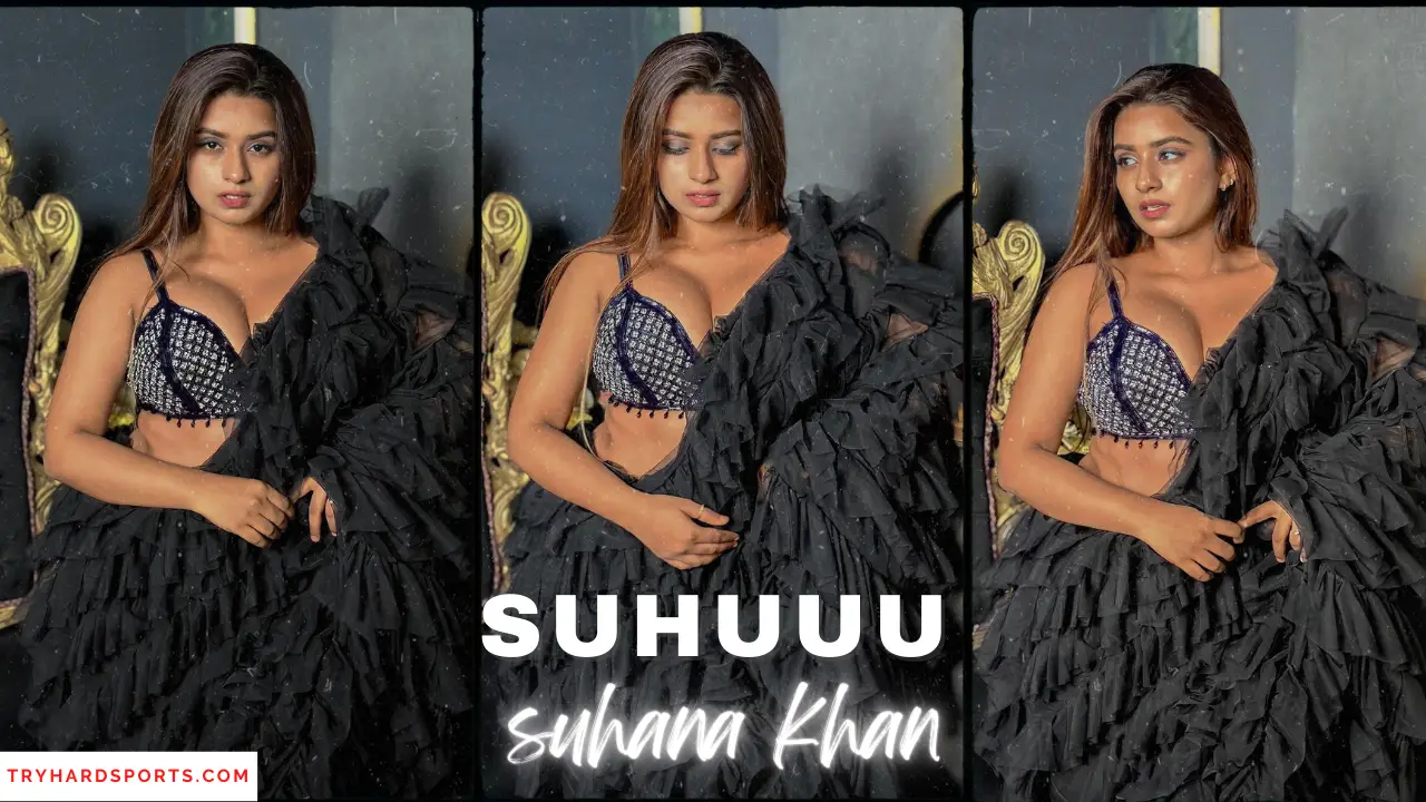 suhuuu in black saree