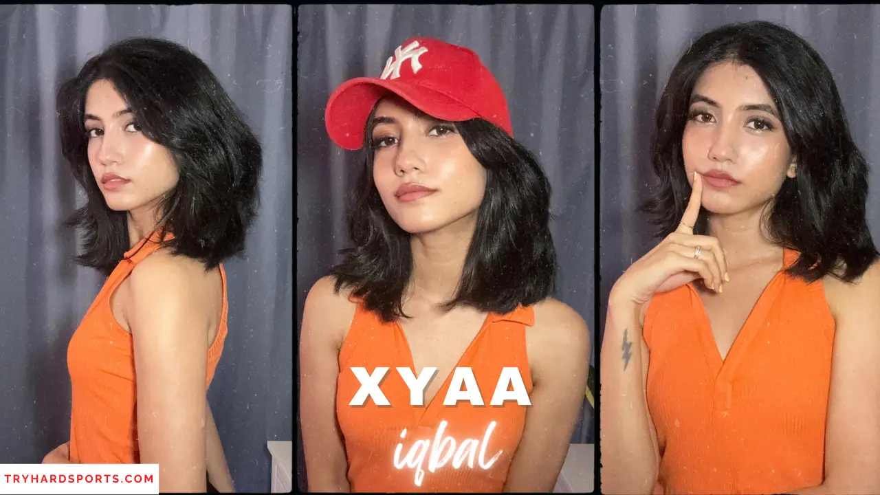 xyaa in mini orange dress