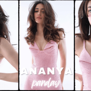 ananya panday in pink mini dress