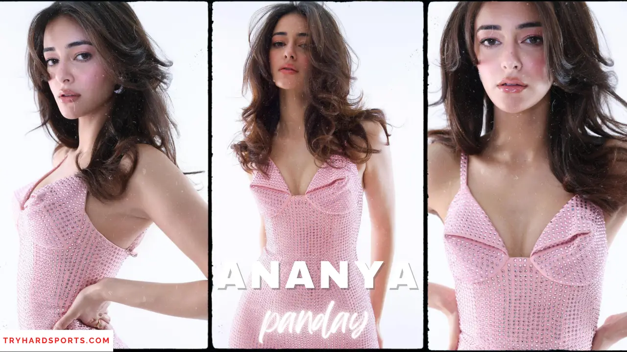 ananya panday in pink mini dress