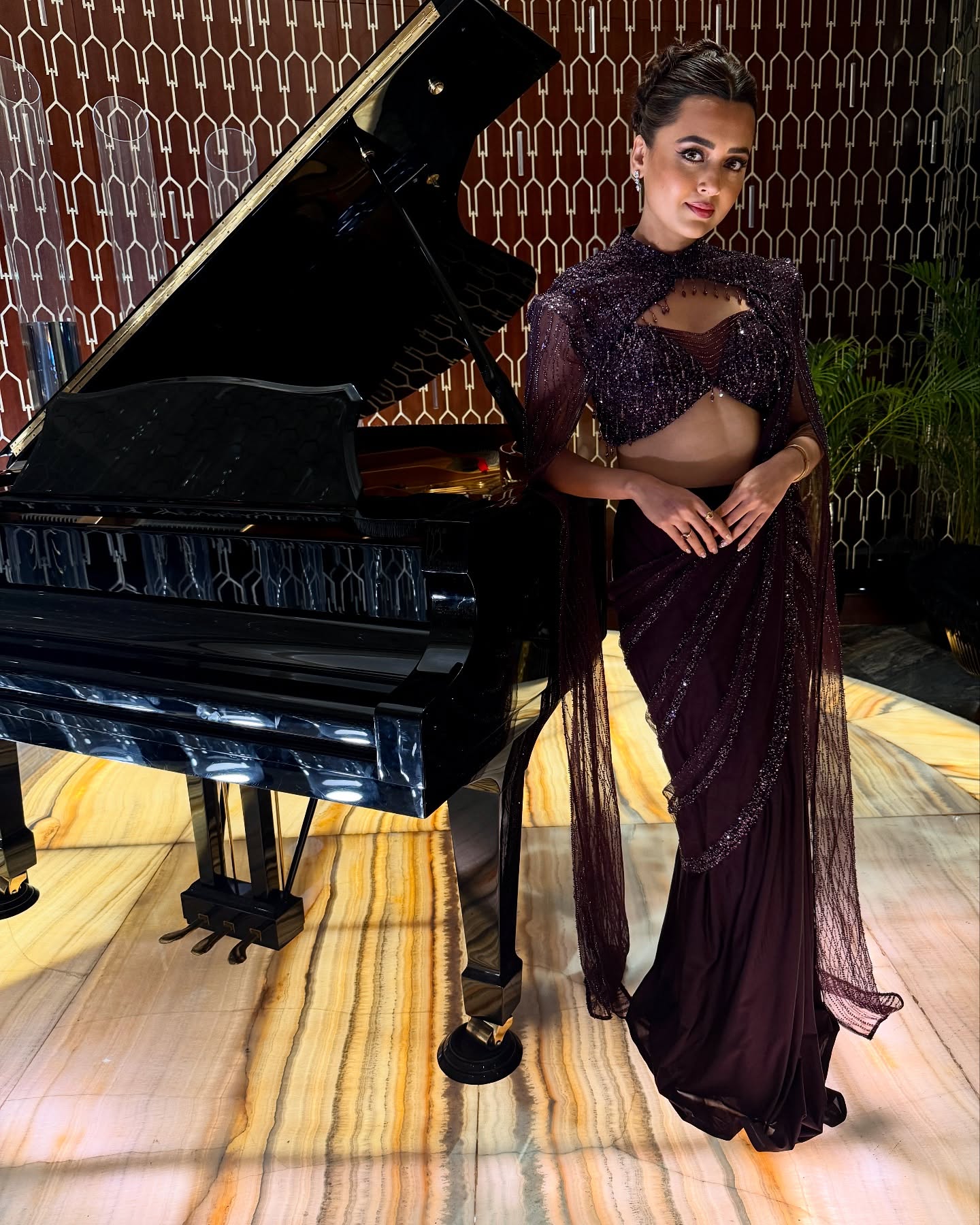 Tejasswi Prakash’s Off-Shoulder Mesh Floor-Length Dress: A Rs 14,40,000 Statement of Elegance Tejasswi Prakash’s Off-Shoulder Mesh Floor-Length Dress: A Rs 14,40,000 Statement of Elegance